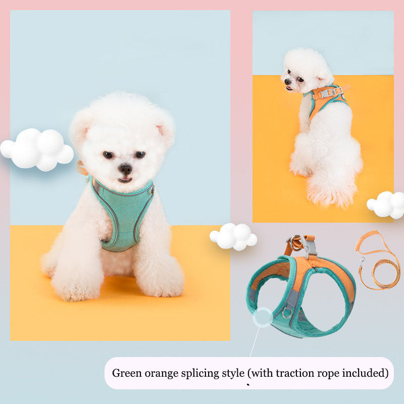 Pet leash vest style cat universal chest strap dog chain dog supplies for walking cats and dogs rope