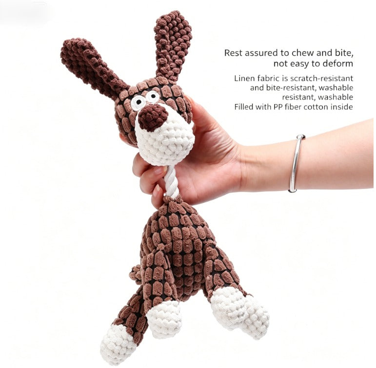 Pet Toy Durable Chew Plush Toy for Cats and Dogs