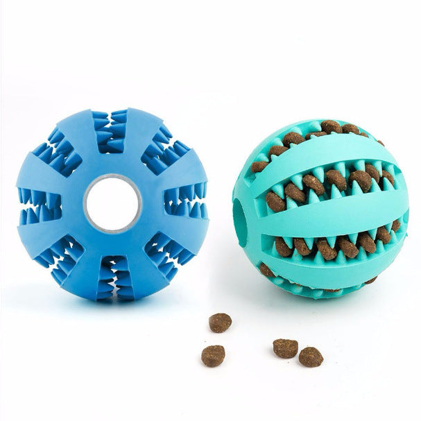 Durable chewing toy ball for pets, rubber bouncing ball