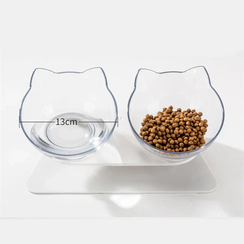 Non-Slip Double Cat Bowl Dog Bowl