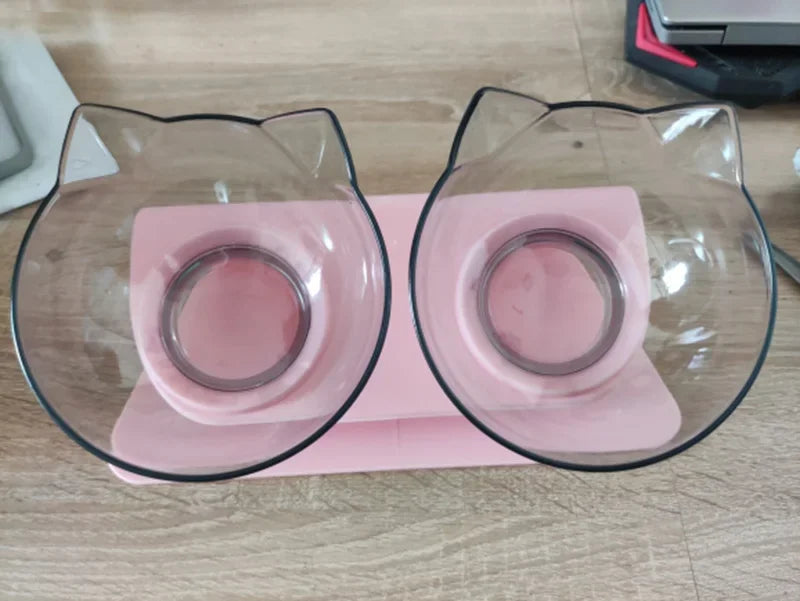 Non-Slip Double Cat Bowl Dog Bowl