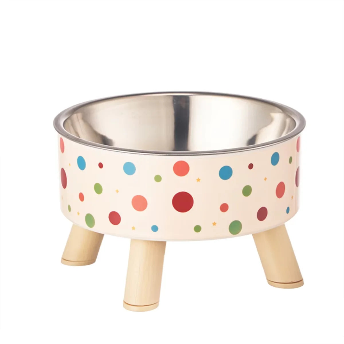 1PC Cartoon elevated cat bowl